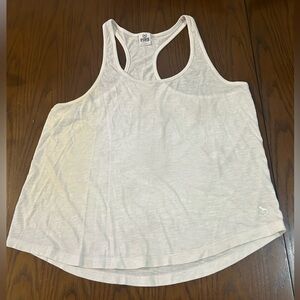 Victoria’s Secret Pink white racer back tank top large